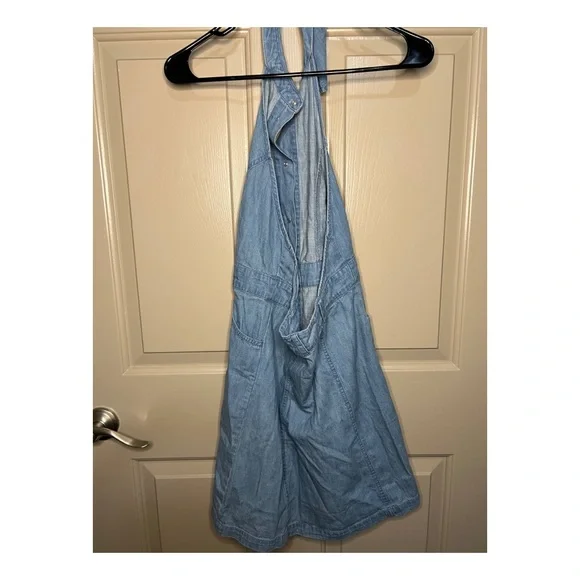 👖NWT Sami Denim Halter Dress by Free People👖 - Picture 6 of 7